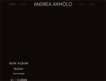 Tablet Screenshot of andrearamolo.com